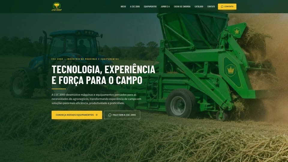 Prévia do site CSC2000